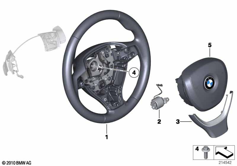 Sportstuurwiel airbag multif./ paddels