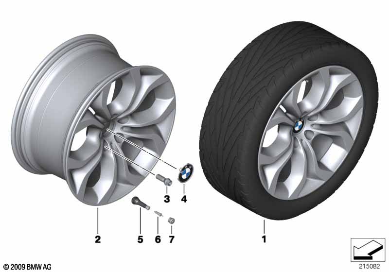 BMW LM velg Y-spaak 336