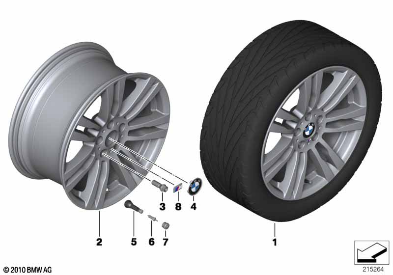 BMW LM velg M dubbelspaak 333