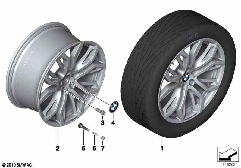 BMW LM velg Y-spaak 375 BMW Performance