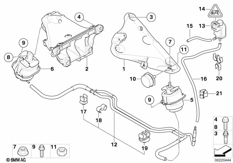 Motorophanging