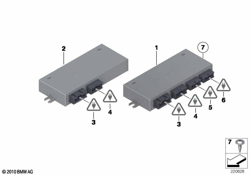 Regeleenheid achterklepmodule