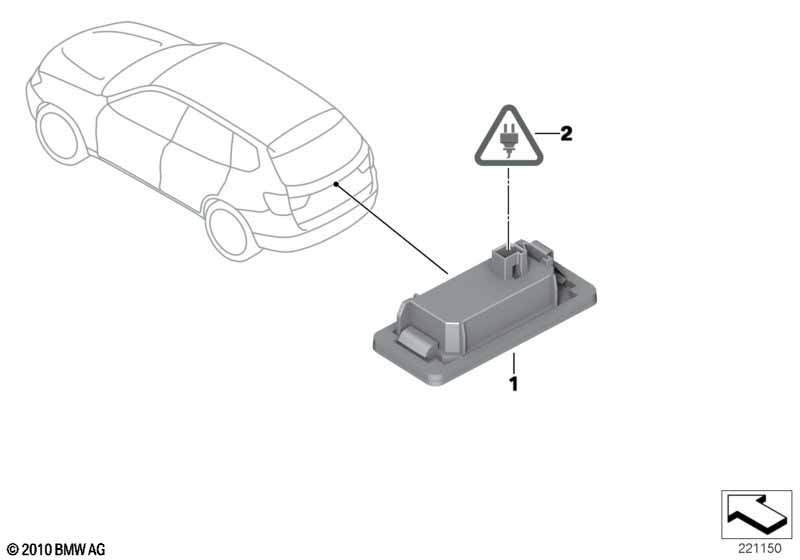 Kentekenverlichting LED