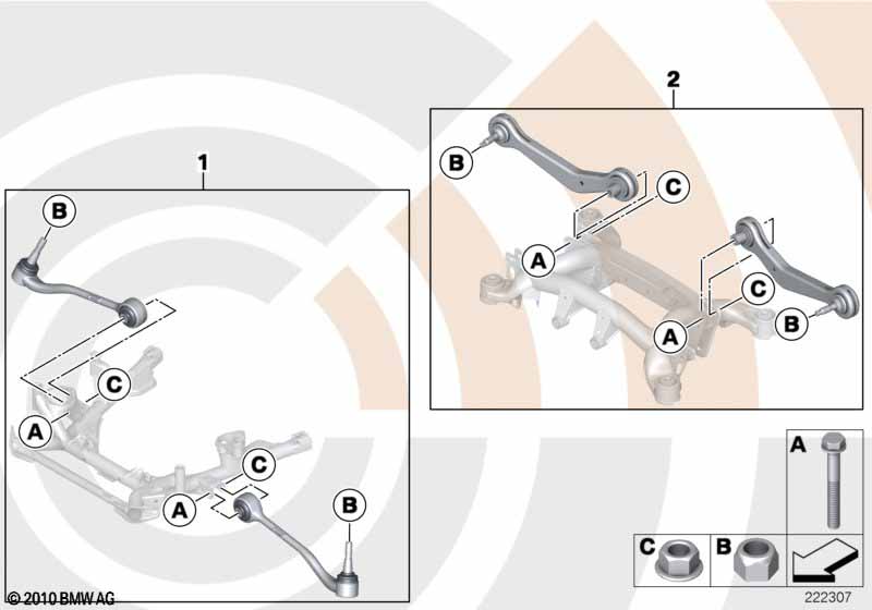 Service Kit dwarsdraagarm / Value Line