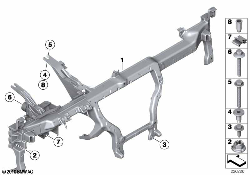 Draagbalk instrument paneel