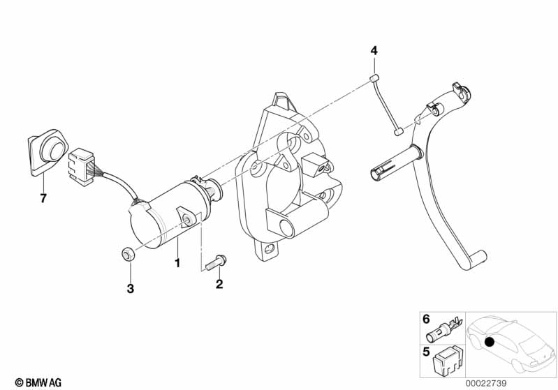 Voetpedal rijden-potentiometer