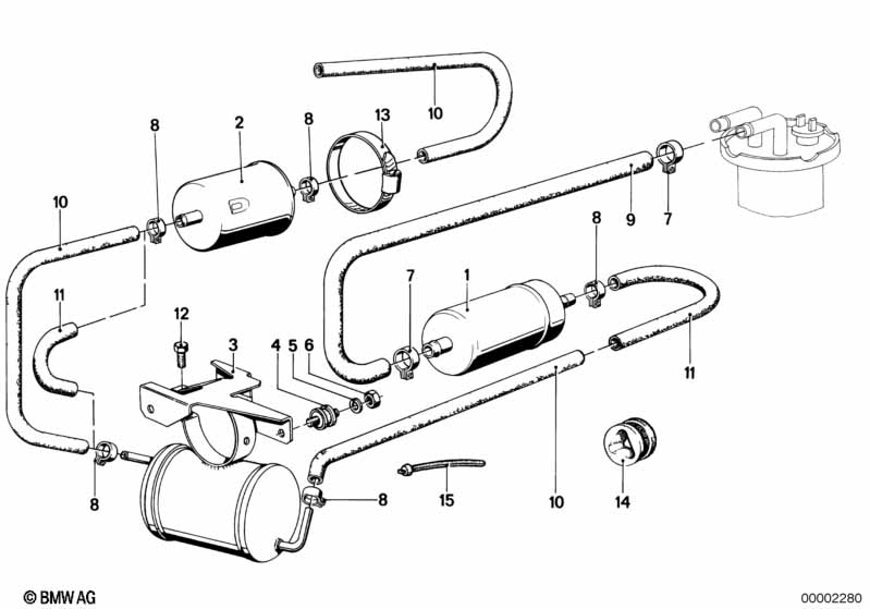 Brandstofpomp/brandstoffilter