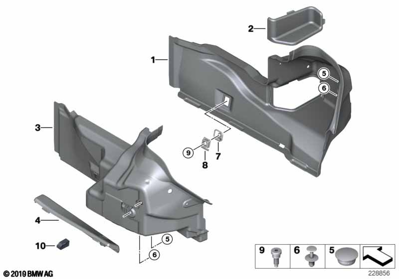 Bekleding ruimte bodem zijdelings