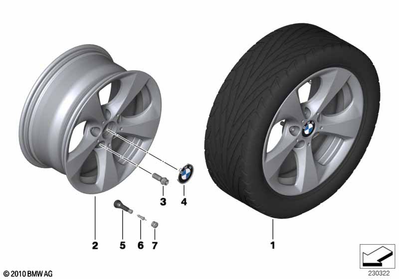 BMW LM velg Streamline 306