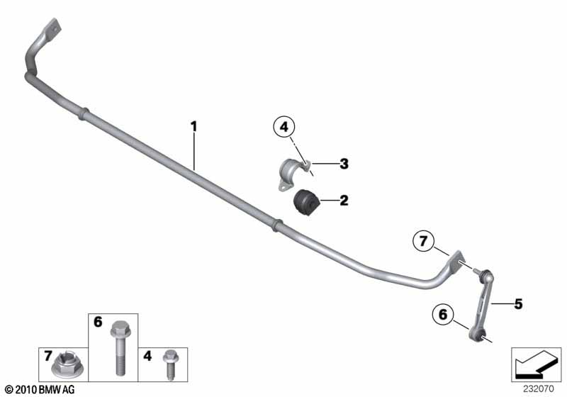 Stabilisator achter