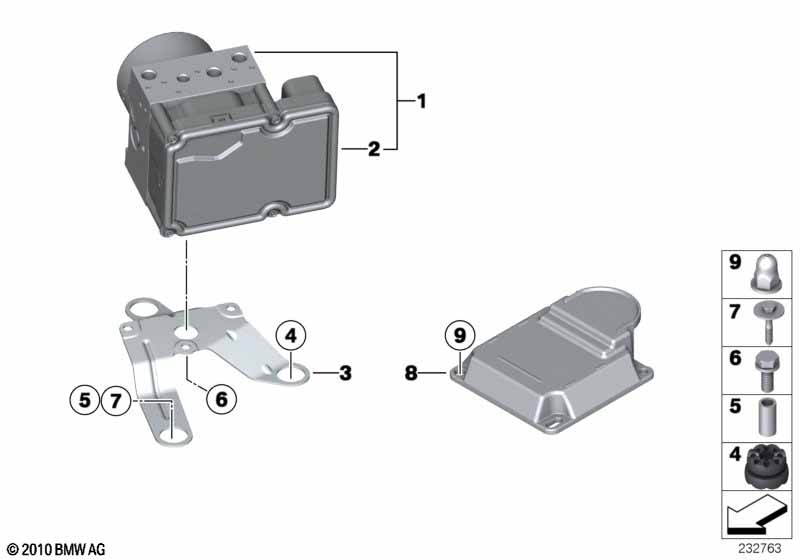 Hydroaggreg.DXC/bevestiging/sensor