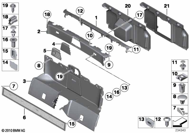 Bekleding scheidingswand