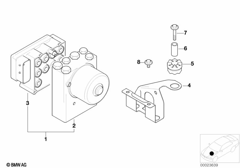 ASC hydroaggreg./stuurtoestel/bevestigng