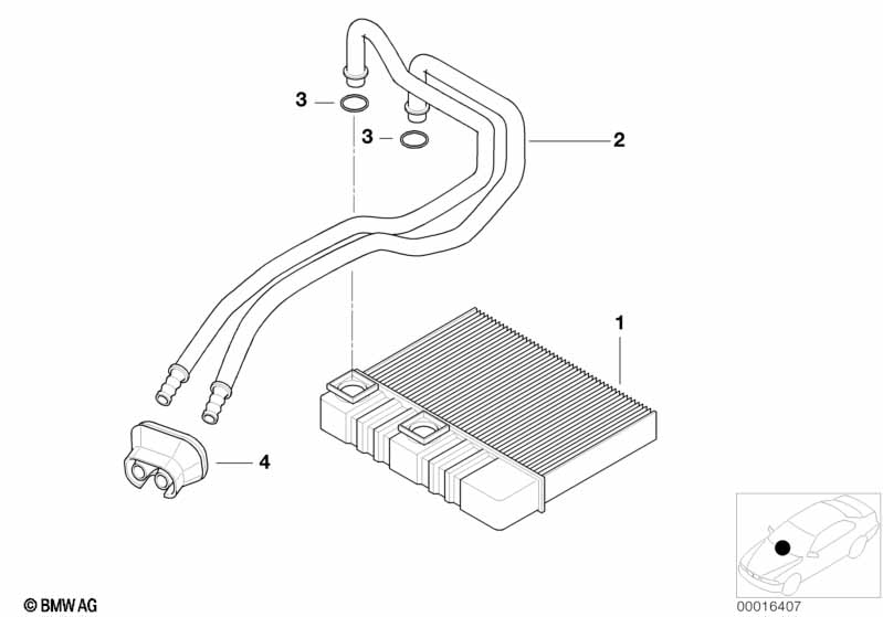 Radiator, air-conditionering