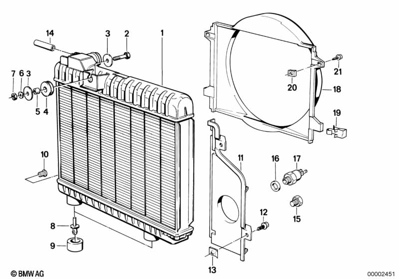 Radiateur/omlysting