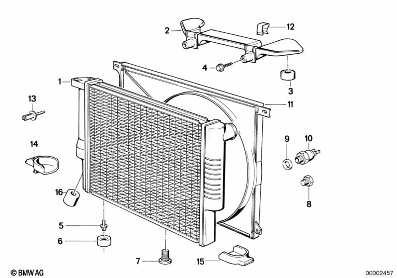 Radiateur/omlysting