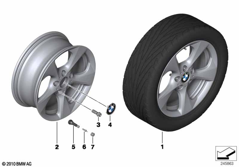 BMW LM velg Streamline 370