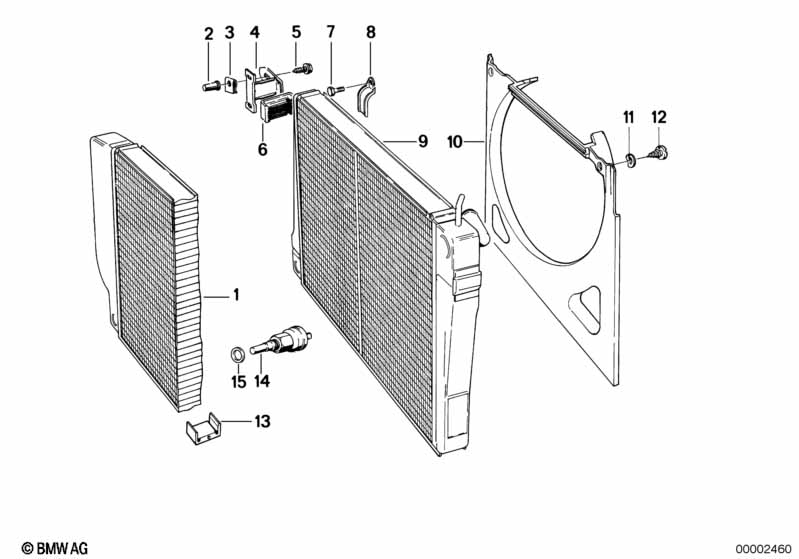 Radiateur/omlysting