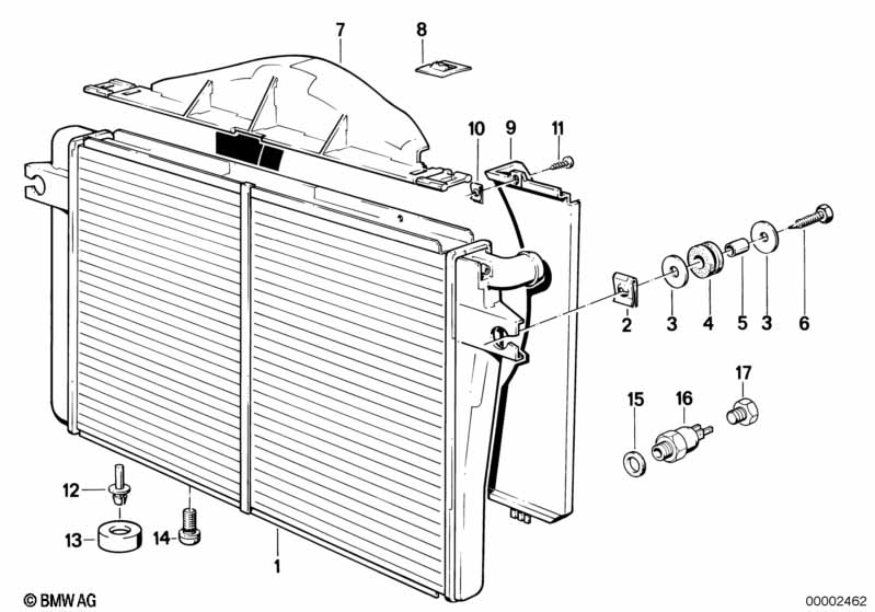 Radiateur/omlysting