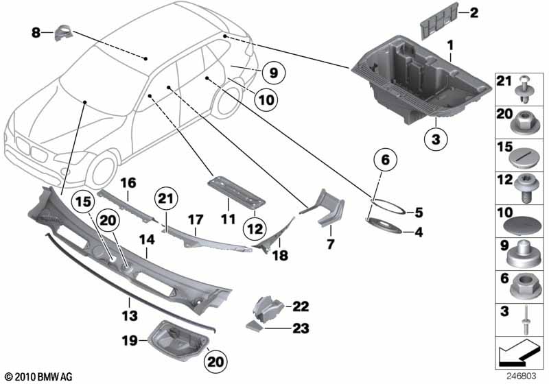 Montagedelen carrosserie