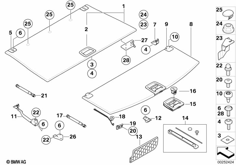 Bekleding bagageruimtebodem