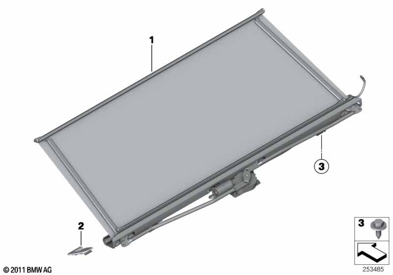 Zonnescherm hoedenplank