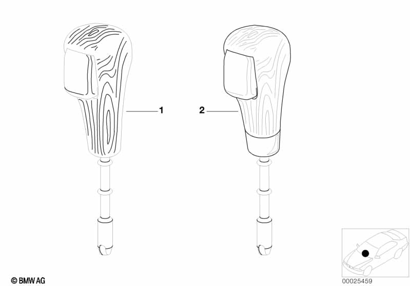 Individual keuzehendelknop hout