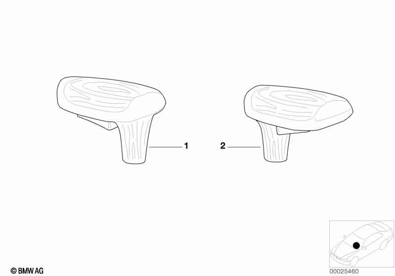 Individual keuzehendelknop hout