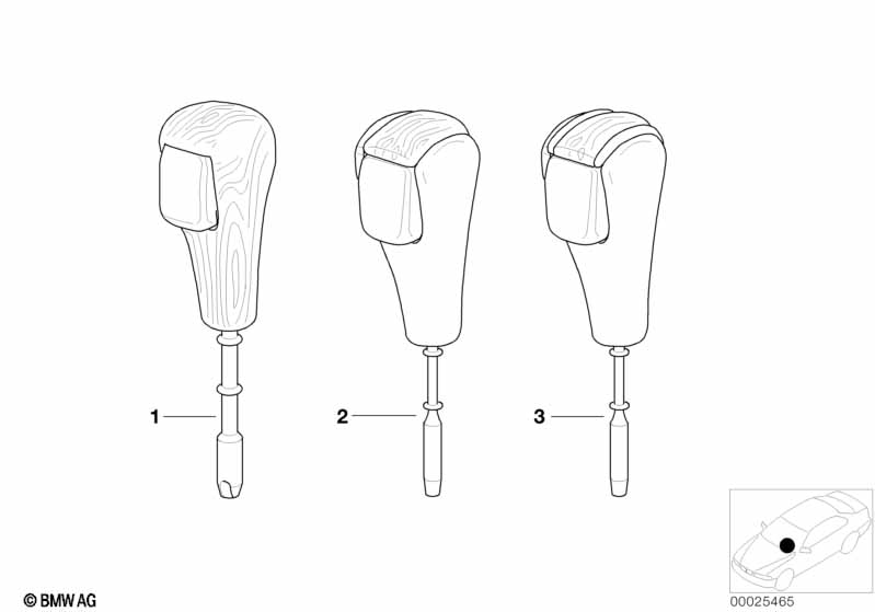 Individual keuzehendelknop hout