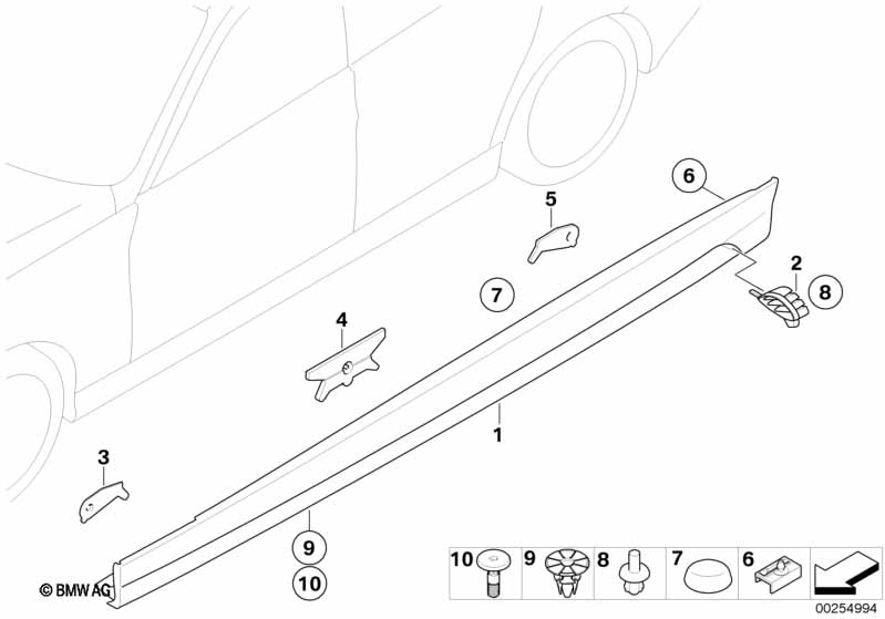 BMW Performance-aerodynamica dorpel