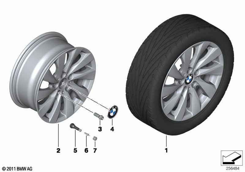 BMW LM velg turbine-styling 381