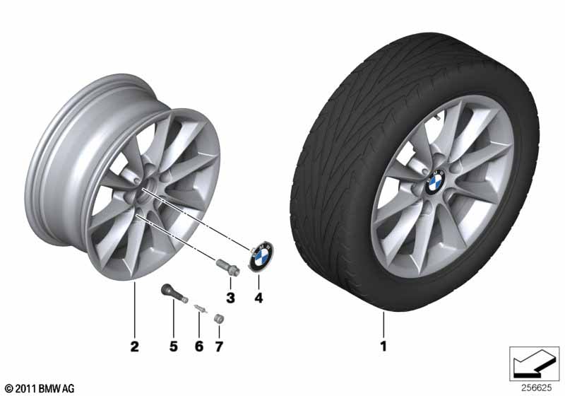 BMW LM velg V-spaak 411