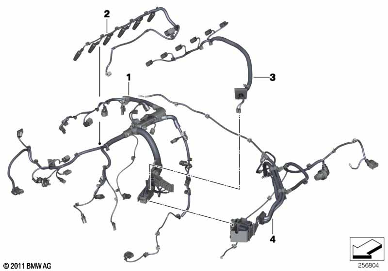 Kabelboom motor