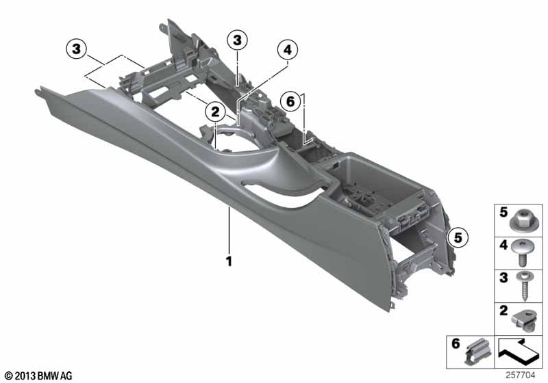 Houder middenconsole