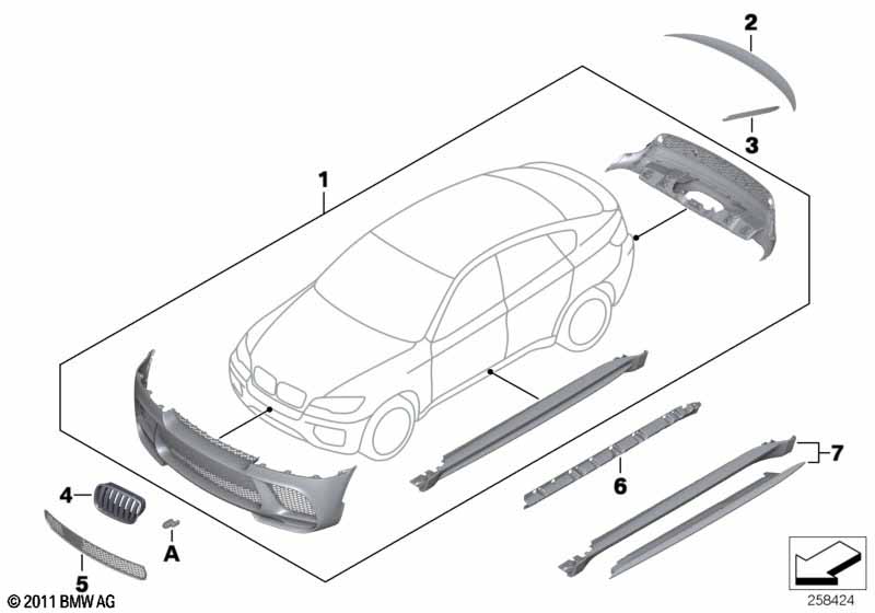 M Performance aerodynamica-accessoires