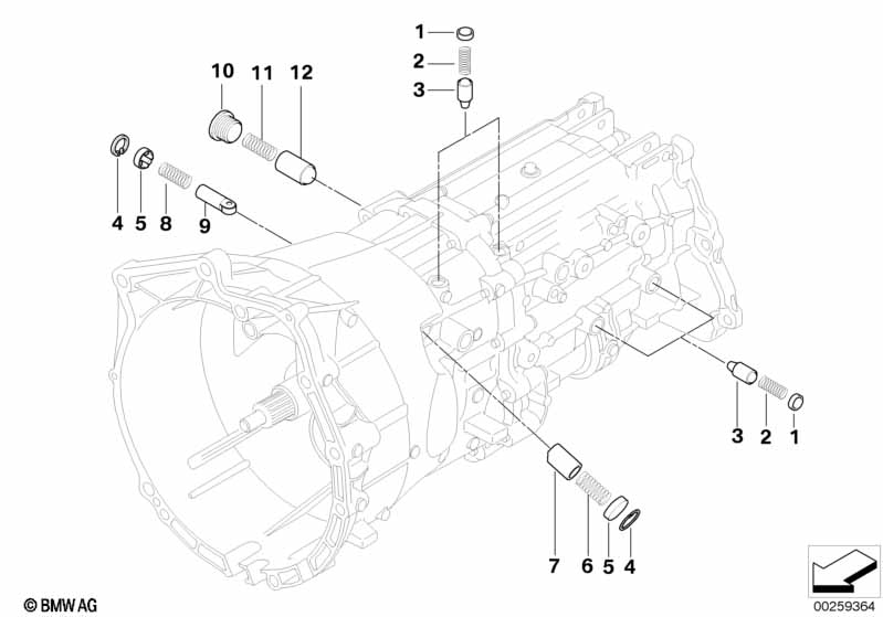 GS6X37BZ gangwissel onderdelen inner