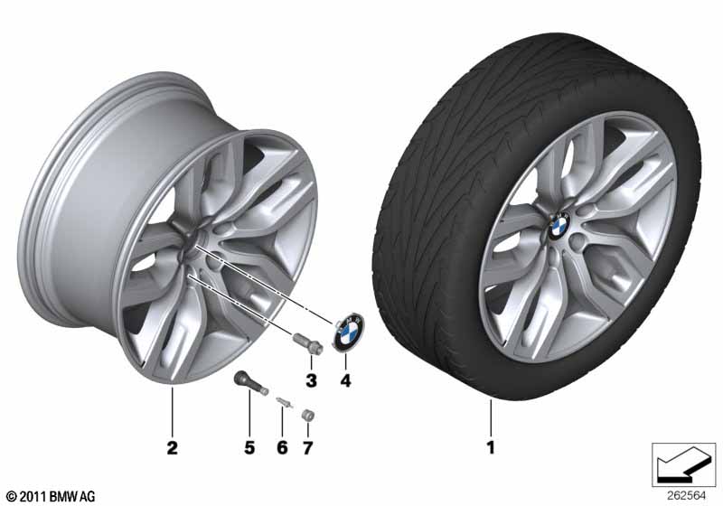 BMW LM velg Y-spaak 337