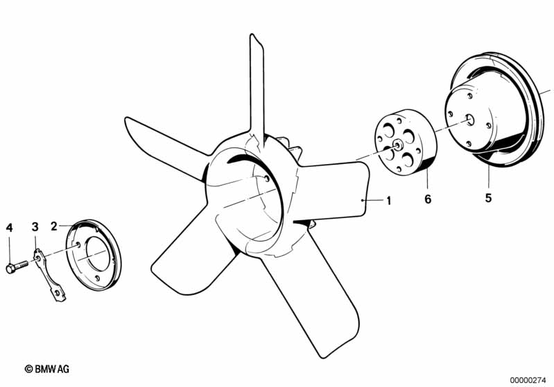 Koelsysteem-ventilator/ventilatorkoppel.