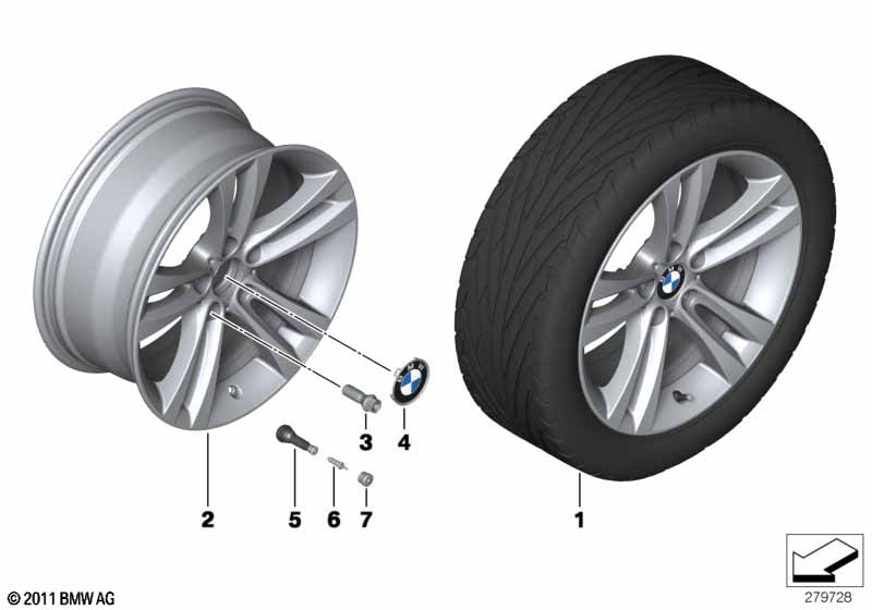 BMW LM velg dubbelspaak 397 - 18''