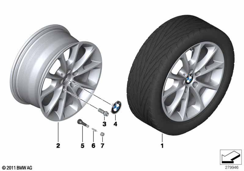 BMW LM velg V-spaak 398 - 18''