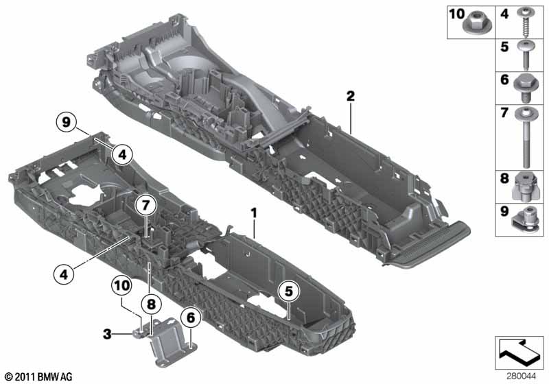 Houder middenconsole