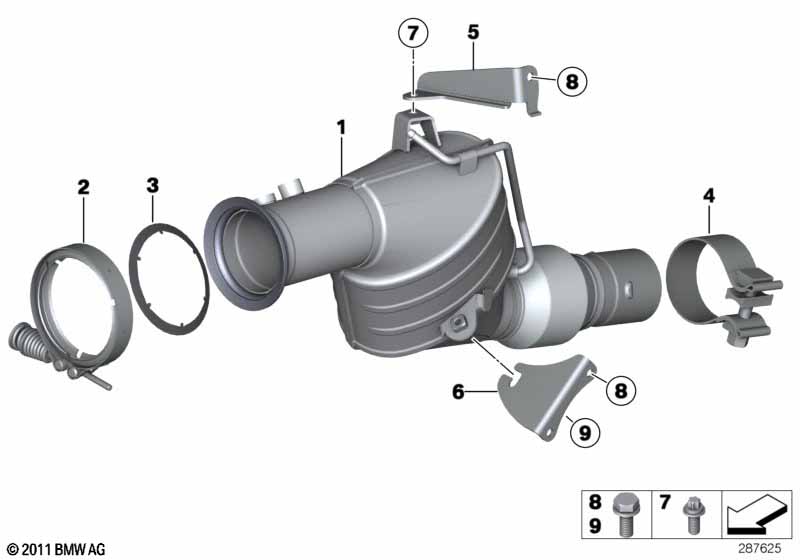 Katalysator dichtst bij motor