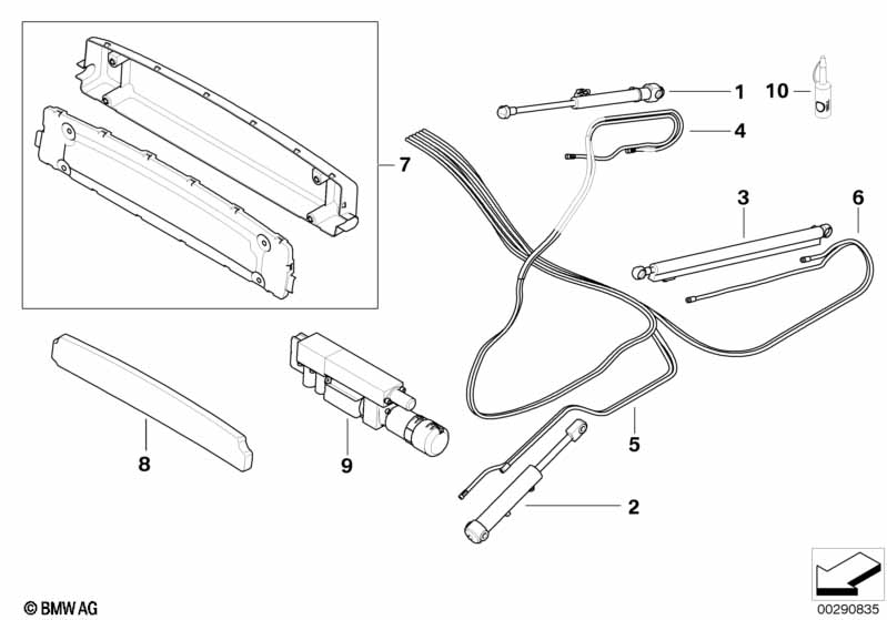 Kap hydraulisch