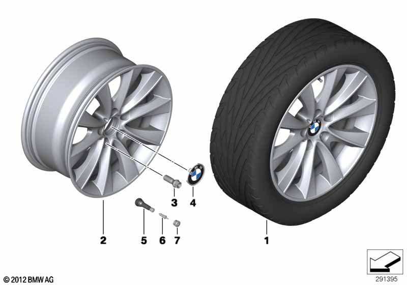 BMW LM velg V-spaak 425 - 18''