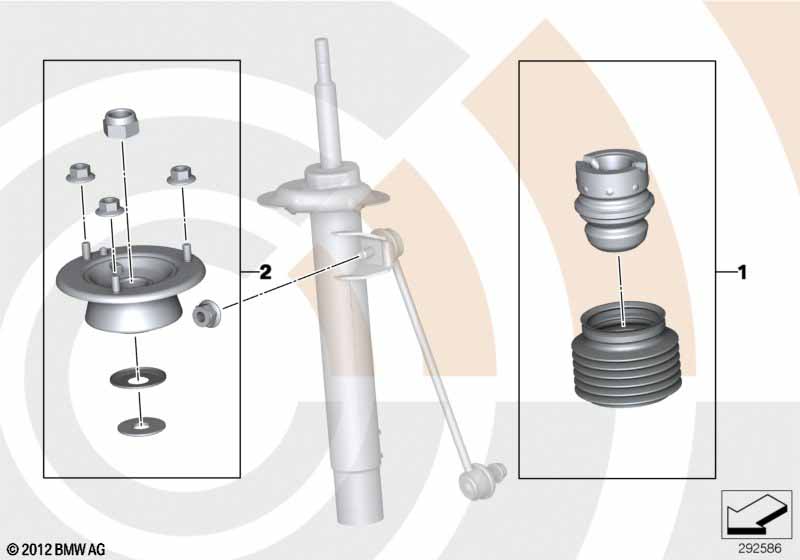 Reparatiesets schokdempers voor