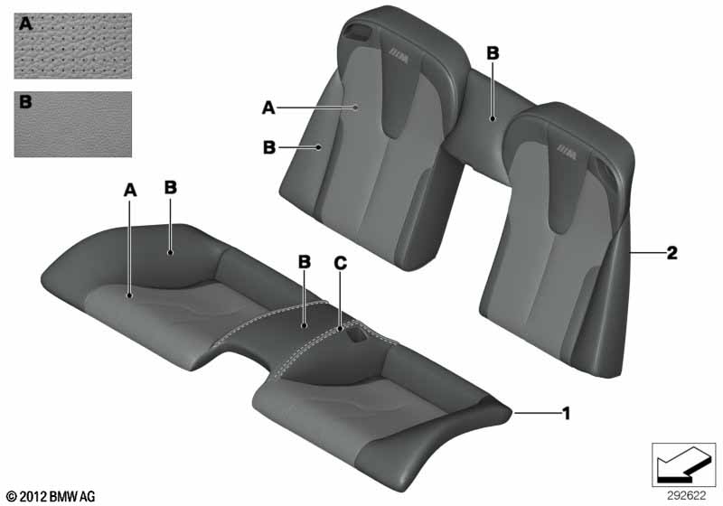 Ind. bekleding Leer Klima achter