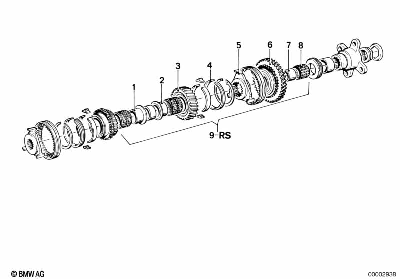 Getrag 235 tandw.set-onderdel.