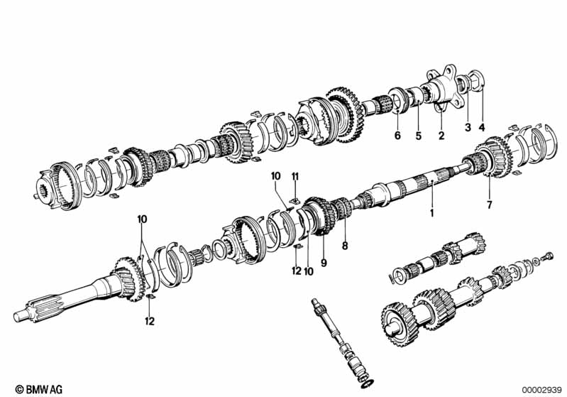 Getrag 235 tandw.set-onderdel.