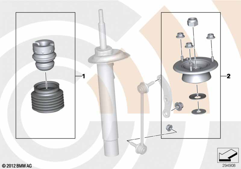 Reparatiesets schokdempers voor