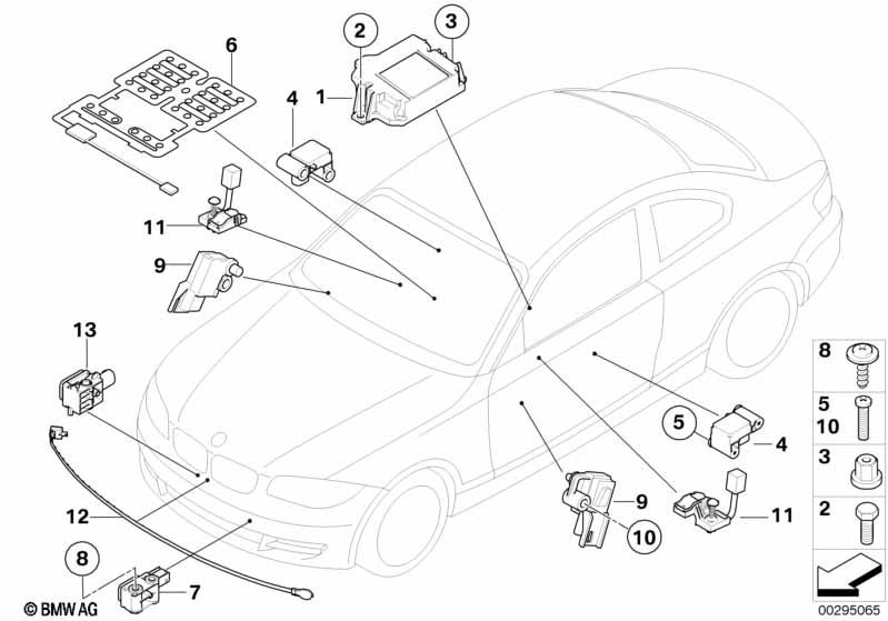 Elektro-onderdelen v airbag